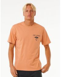 Rip Curl - Rip Curl Fade Out Icon Short Sleeve T-Shirt - Lyst