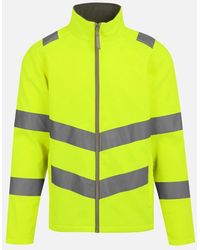 Regatta - Professional Pro Contract Ablaze Hi-Vis 2 Layer Soft Shell Jacket - Lyst