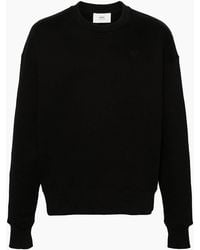 Ami Paris - Ami De Coeur Embossed Logo Sweatshirt - Lyst