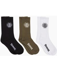 Element - Icon Socks 3Pk 3Pk Crew Socks - Lyst