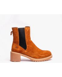 Hush Puppies - Freda Chelsea Ankle Boots Tan - Lyst