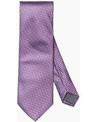 Eton - Three Colour Micro Print Silk Tie 79 - Lyst