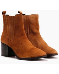 Osprey - London The Naples Suede Tan Boots - Lyst