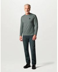 Belstaff - Long Sleeved Logo T-Shirt - Lyst