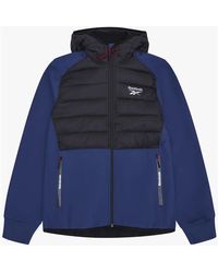 Reebok - Rb1562 Mixed Media Jacket - Lyst