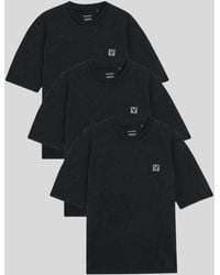 Lyle & Scott - 3-Pack Lounge Relaxed T-Shirts - Lyst