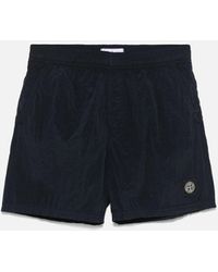 Stone Island - Compass Patch S0043 Swimshorts - Lyst