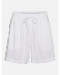 Vero Moda - Linn Woven Bermuda Shorts With Elasticated Waistband - Lyst