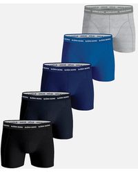Björn Borg - 5-Pack Cotton Stretch Boxer Trunks, Depths - Lyst
