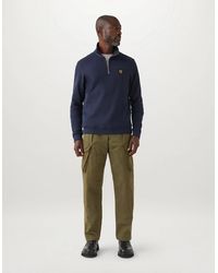 Belstaff - Logo Quarter Zip Sweatshirt - Lyst