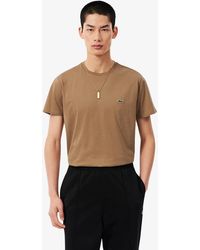 Lacoste - Crew Neck Pima Cotton Jersey T-Shirt - Lyst