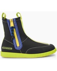 Moschino - Flat Ankle Boots - Lyst