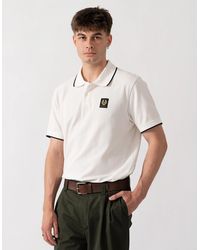 Belstaff - Tipped Polo Shirt - Lyst