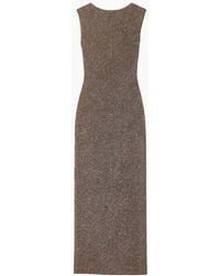 Ro&zo - Joanna Open Back Sparkle Dress - Lyst