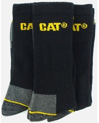 Caterpillar - Work Socks 3Pk Cat Work Uk Size - Lyst