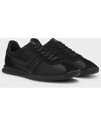 BOSS - Boss Zayn Low-Top Trainers With Faux-Leather Trims - Lyst