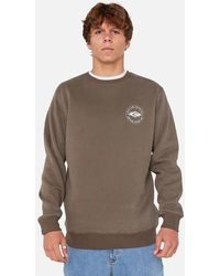 Rip Curl - Rip Curl Staple Crew Neck Graphic Logo Sweatshirt - Lyst