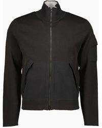 C.P. Company - Metropolis Cotton/Nylon Zipped Cardigan - Lyst