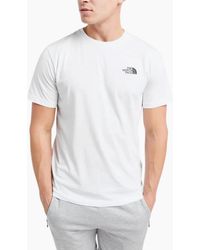 The North Face - T-Shirt T Shirt Simple Dome Sports Cotton Casual Crew Neck - Lyst