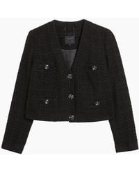 Ted Baker - Koma Rose Button Cropped Boucle Jacket - Lyst