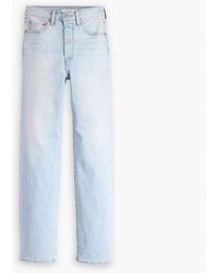 Levi's - Levi's Ribcage High Rise Straight Leg Jeans - Lyst