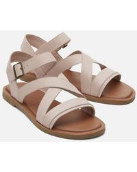 TOMS - Sloane 100% Cow Ballet Wedges - Lyst
