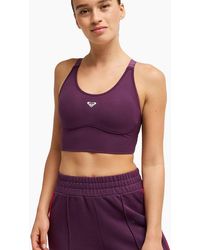 Roxy - Heart Into It Attitude Medium Support Sports Bra - Lyst