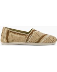 TOMS - Alpargata Classic Espadrille Shoes Dark - Lyst