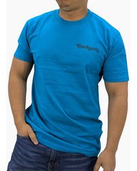 Carhartt - Carhartt T Shirts Printed Crew Neck Regular Fit Short Sleeve Summer T Shirt - Lyst