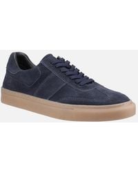 Hush Puppies - Riley Suede Suede Trainers - Lyst