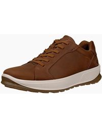Ecco - Byway 2.0 Oil Nubuck Leather Trainers - Lyst