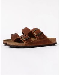 Birkenstock Arizona - Oiled Natural Leather Sandals - Lyst