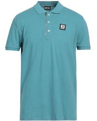 DIESEL - T-Harry Zip Closure Polo Shirt - Lyst