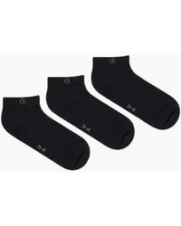 Calvin Klein - 3-Pack Ck Premium Combed Cotton Trainer Socks - Lyst