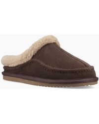 Hush Puppies - Anika Suede Chocolate Slippers - Lyst