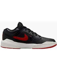 Nike - Ladies Jordan Stadium 90 Swoosh Leather Trainers - Lyst