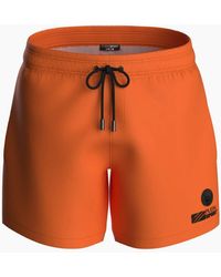 Philipp Plein - Plein Sport Basic Logo Medium Boardshort Swim Shorts - Lyst
