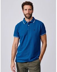 aubi - Eden Tipped Pique Polo - Lyst