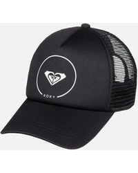 Roxy - Truckin Mesh Trucker Baseball Cap - Lyst