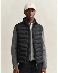 GANT - Light Down Shield Logo Gilet - Lyst