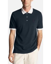 Lyle & Scott - Polo Shirt Sp2256 Short Sleeve Superfine Contrast Cotton Tee - Lyst