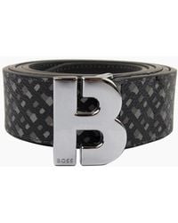 BOSS - B Icon Mono Belt 001 - Lyst