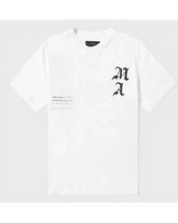 Amiri - Wes Lang Checker Skull Tee - Lyst