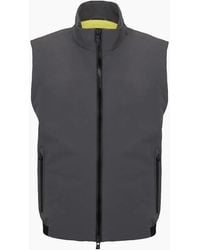 BOSS - Solid Patterned Regular Fit Vest - Lyst