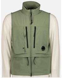 C.P. Company - Shell-R Hooded Lens Vest - Lyst