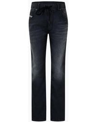 DIESEL - Krooley Ne Sweat Tapered Jeans - Lyst