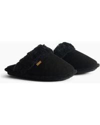 HUNTER - Mule Suede Slippers - Lyst