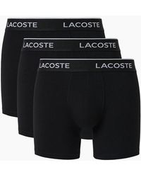 Lacoste - 3 Pack Cotton Stretch Boxer Briefs - Lyst