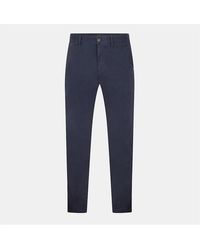 BOSS - Crigan3 Solid Patterned Straight Chinos - Lyst
