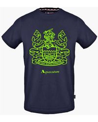 Aquascutum - Graphic Crew Neck Short Sleeve Jersey T-Shirt - Lyst